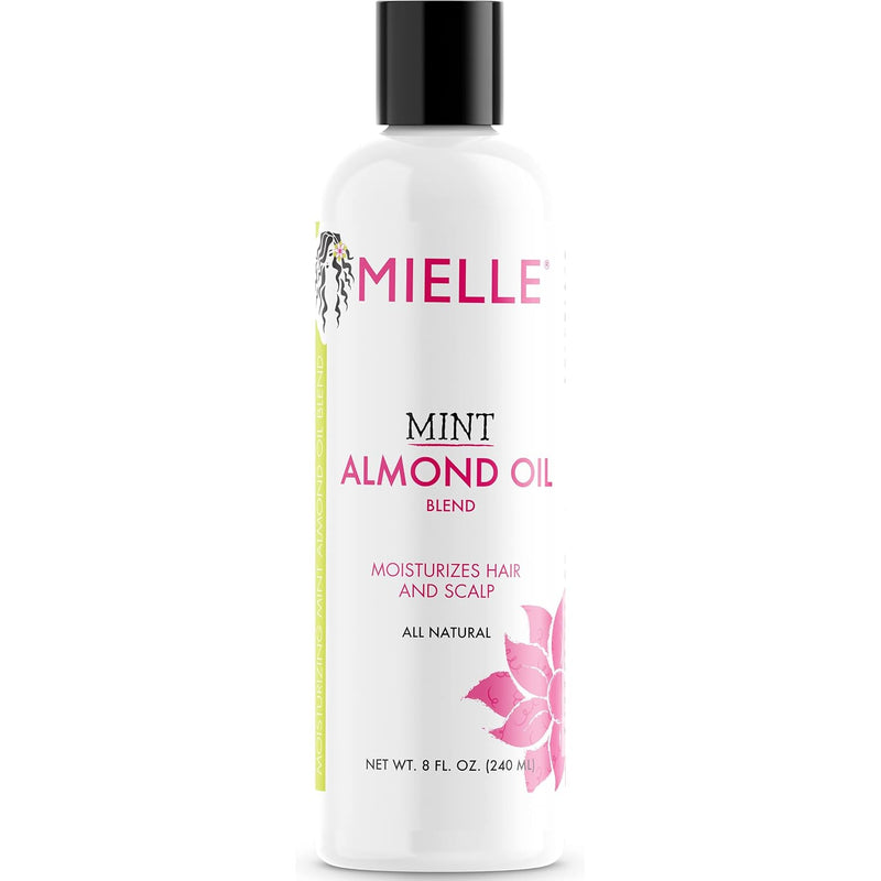 Mint Almond Oil for Healthy Hair and Scalp, 8 Ounces - Puck's