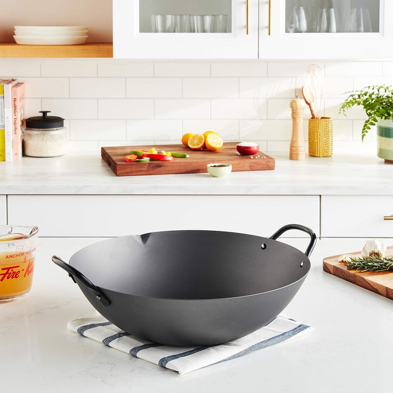 Canton Wok, 14 In, Black - Puck's