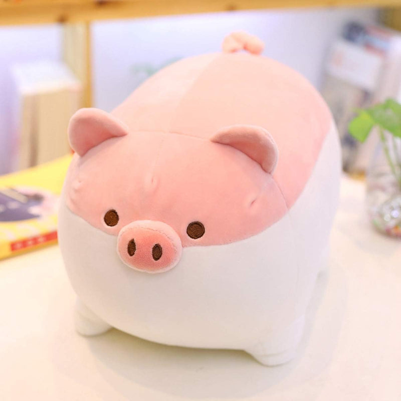 21In Stuffed Animal Pig Plush Pillow,Soft Piggy Anime Plushies Japanese Cuddle Pet Throw Pillow,Kawaii Plush Toy Gifts for Boys Girls Kids Birthday - Puck's