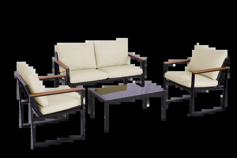 Atara 4 - Person Patio Conversation Sets with Cushions