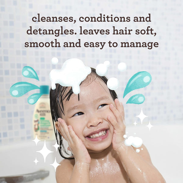 Aveeno Kids 2-In-1 Hydrating Shampoo & Conditioner, Gently Cleanses, Conditions & Detangles Kids Hair, Formulated with Oat Extract, for Sensitive Skin & Scalp, Hypoallergenic, 12 Fl. Oz - Puck's