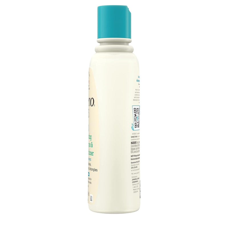 Aveeno Kids 2-In-1 Hydrating Shampoo & Conditioner, Gently Cleanses, Conditions & Detangles Kids Hair, Formulated with Oat Extract, for Sensitive Skin & Scalp, Hypoallergenic, 12 Fl. Oz - Puck's