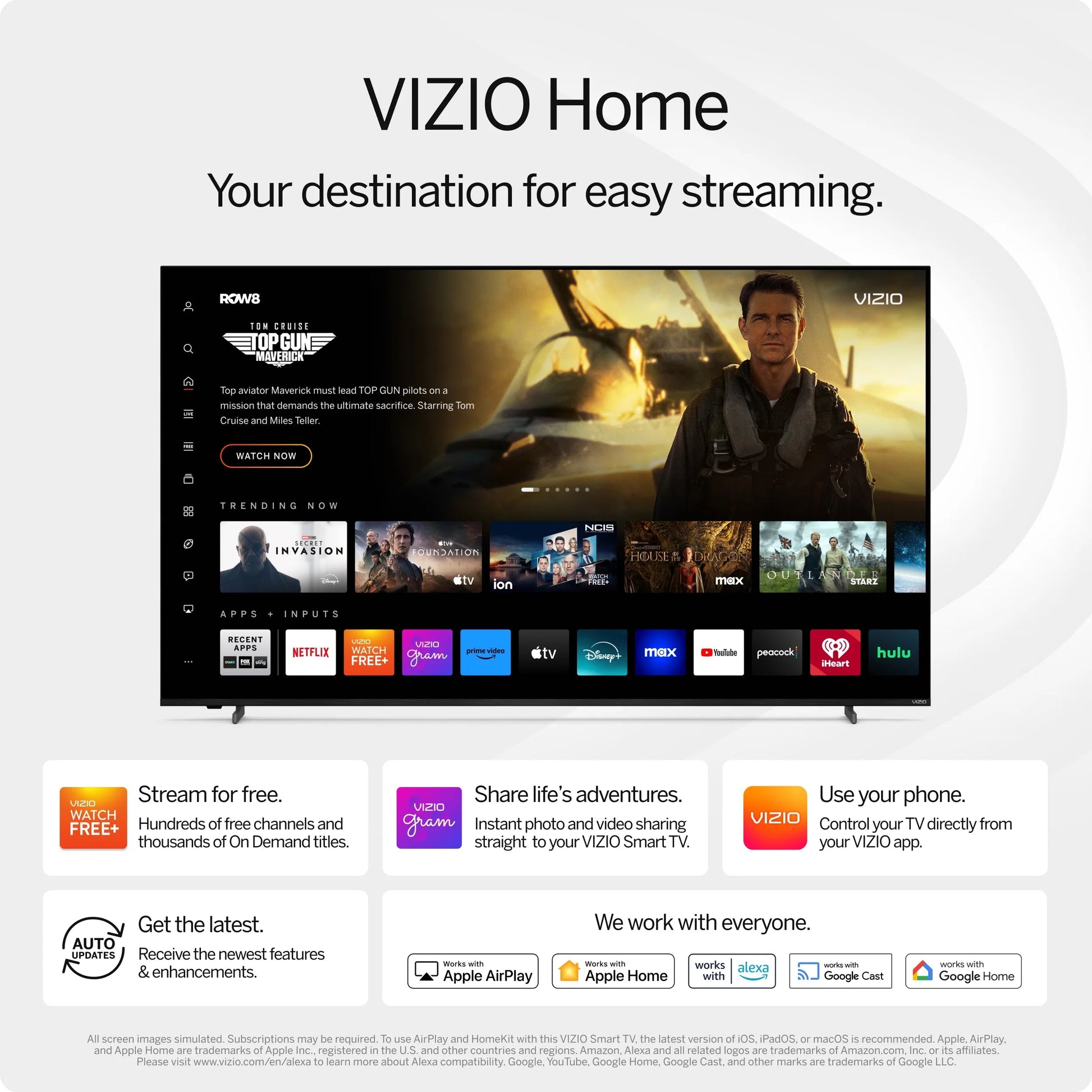 32” Class HD 720P LED Smart TV (New) VHD32M-08 - Puck's