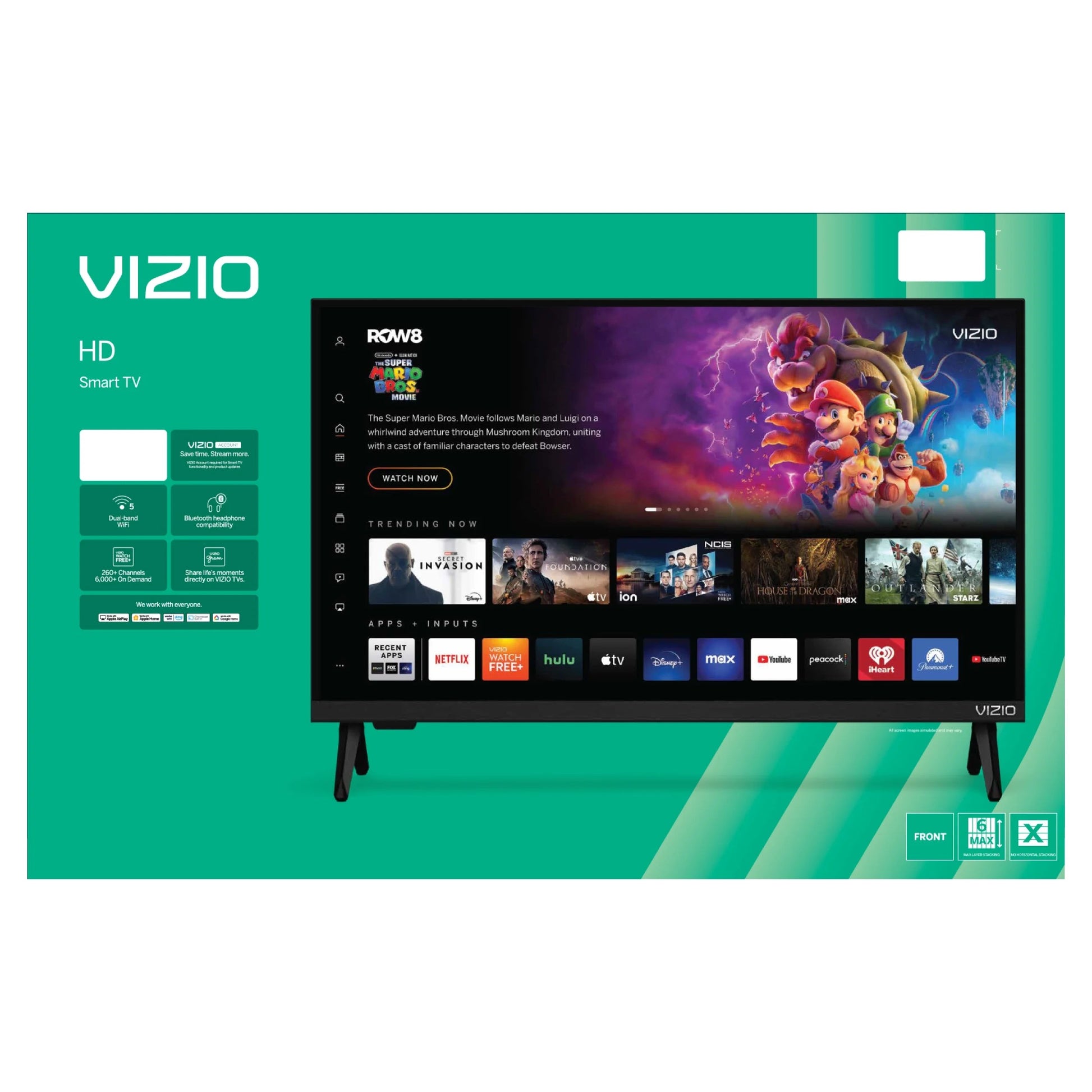 32” Class HD 720P LED Smart TV (New) VHD32M-08 - Puck's