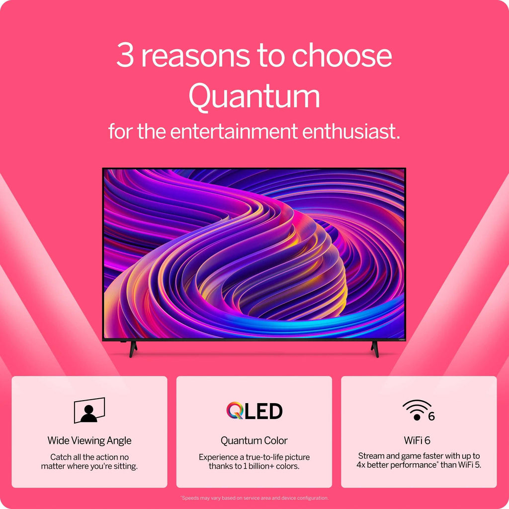 55" Class Quantum 4K QLED HDR Smart TV (NEW) M55Q6-L4 - Puck's