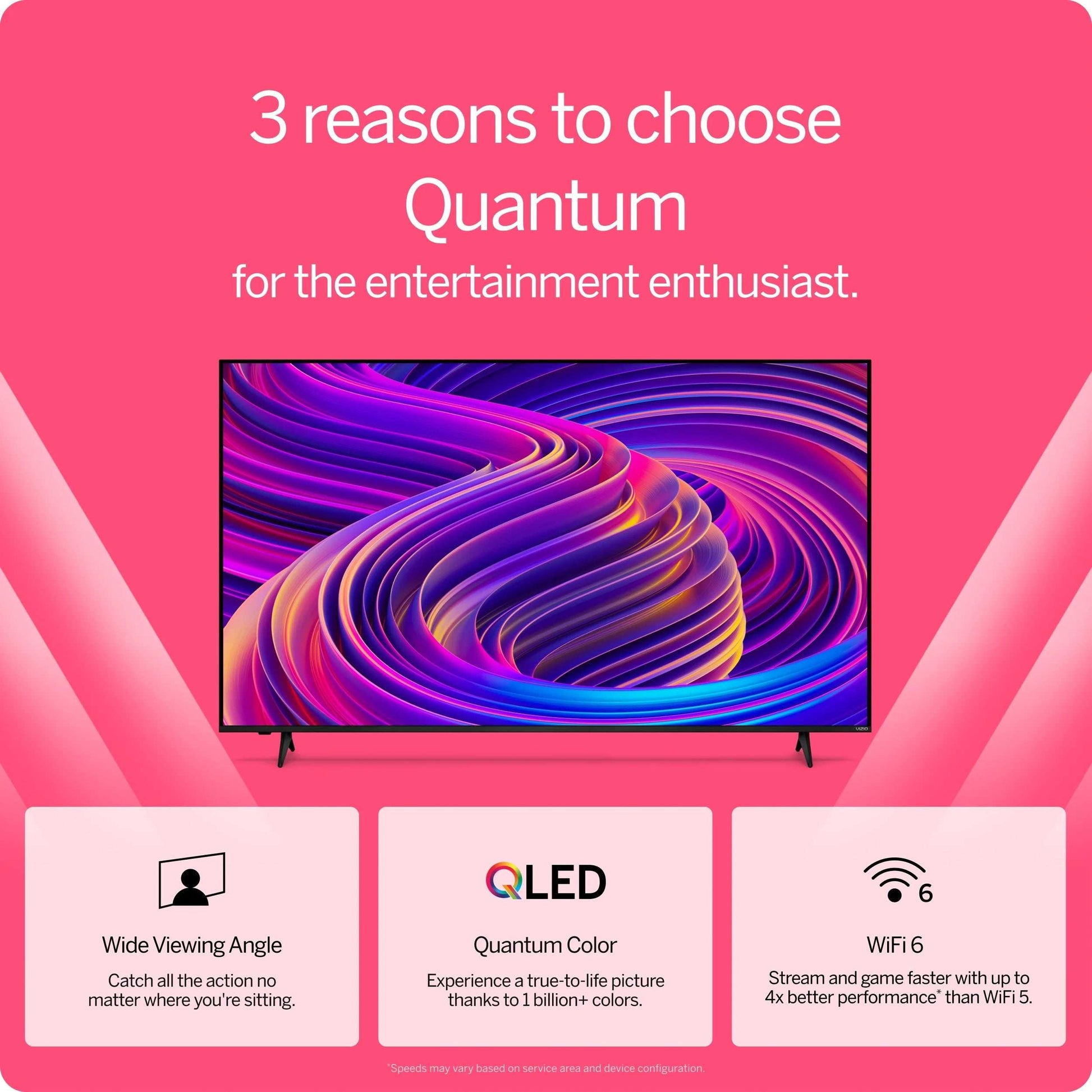 55" Class Quantum 4K QLED HDR Smart TV (NEW) M55Q6-L4 - Puck's