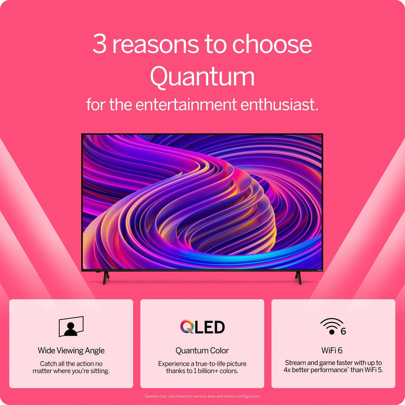 55" Class Quantum 4K QLED HDR Smart TV (NEW) M55Q6-L4 - Puck's