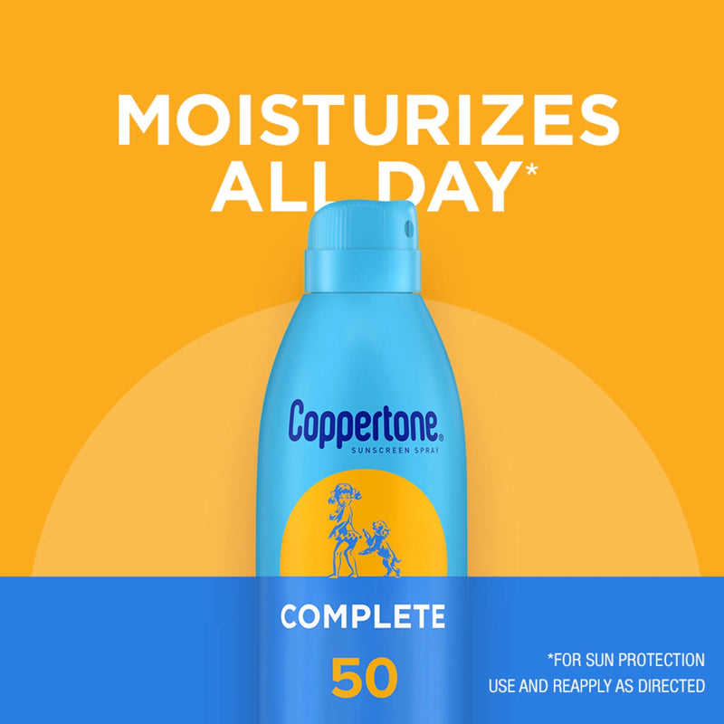 Complete Sunscreen Spray, SPF 50 Spray Sunscreen, 5.5 Oz, 2 Pack
