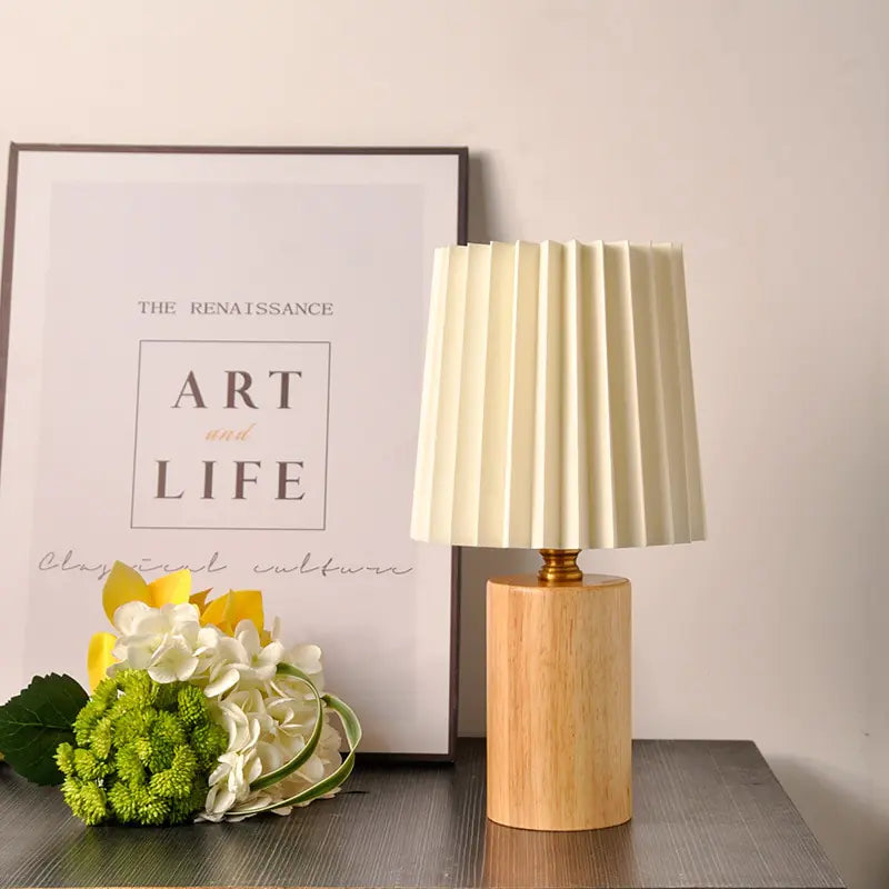Pleated Medieval Table Lamp - Puck's