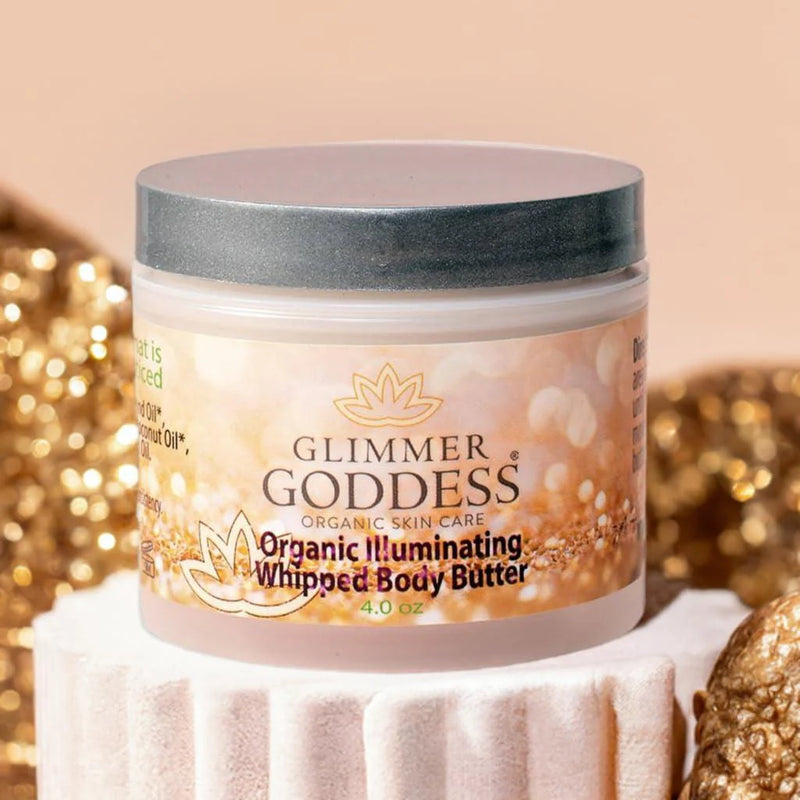 Super Level 3 Bronze Shimmer Organic Whipped Body Butter Moisturizing 4.0 Fl Oz - Puck's