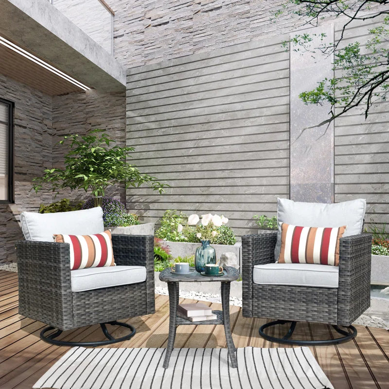 Ben 2 - Persoon Patio Conversatie Sets met Kussens
