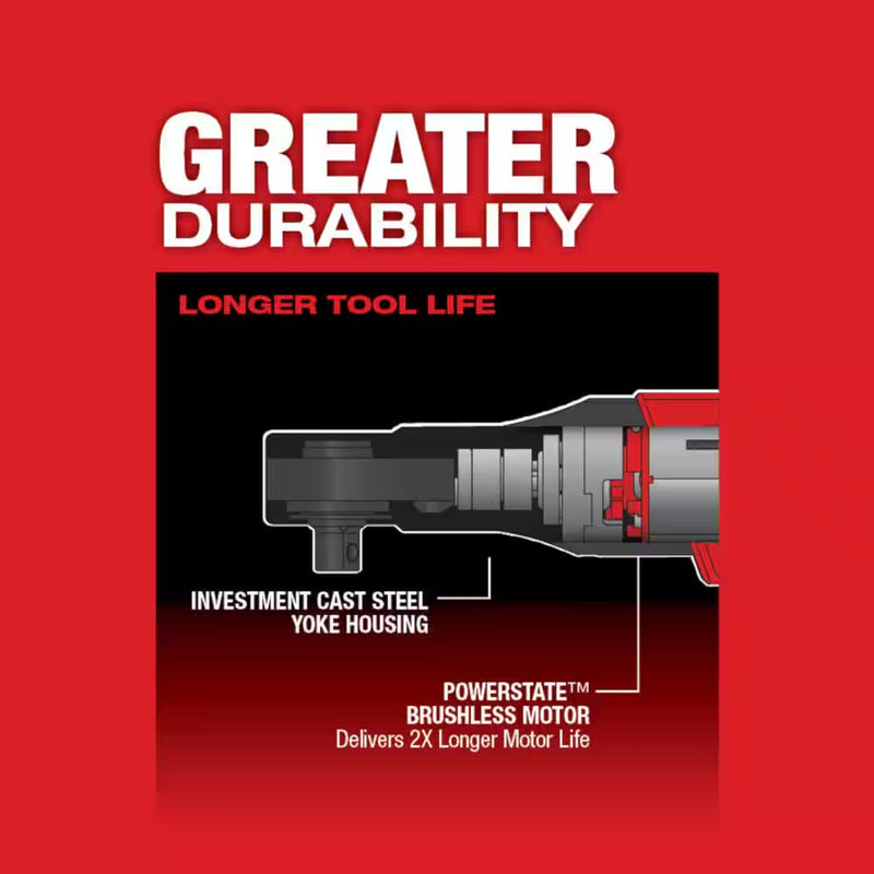 M12 FUEL 12V Lithium-Ion Brushless Cordless 3/8 In. Ratchet (Tool-Only) - Puck's