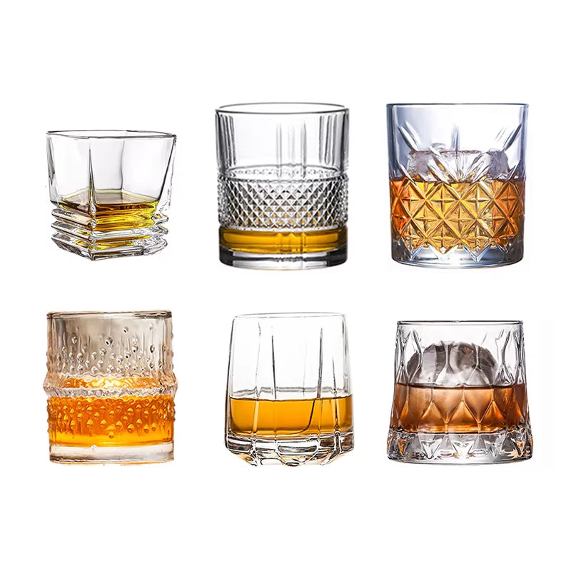 Whiskey Glasses,Scotch Glasses,Old Fashioned Whiskey Glasses/Perfect Gift for Scotch Lovers/Style Glassware for Bourbon/Rum - Puck's