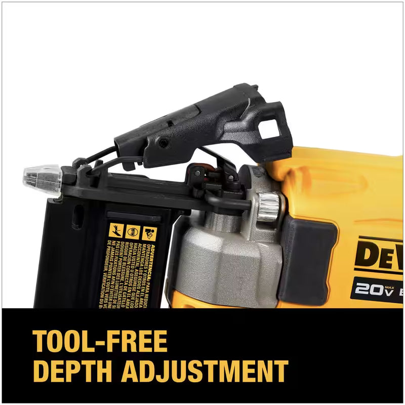 ATOMIC 20V MAX Lithium Ion Cordless 23 Gauge Pin Nailer Kit with 2.0Ah Battery and Charger - Puck's