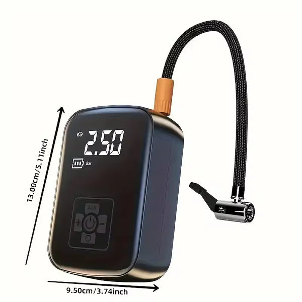 1Pc Wireless Car Air Compressor Air Pump Electric Tire Inflator Pump for Motorcycle Bicycle Boat AUTO Tyre Balls Inflatable - Puck's