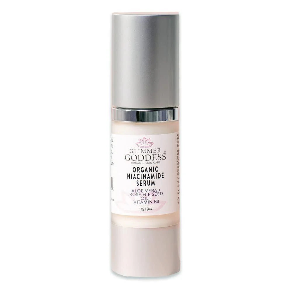 Organic anti Aging Serum with Niacinamide Vitamin B3 Tightens Pores Reduces 1 Oz - Puck's