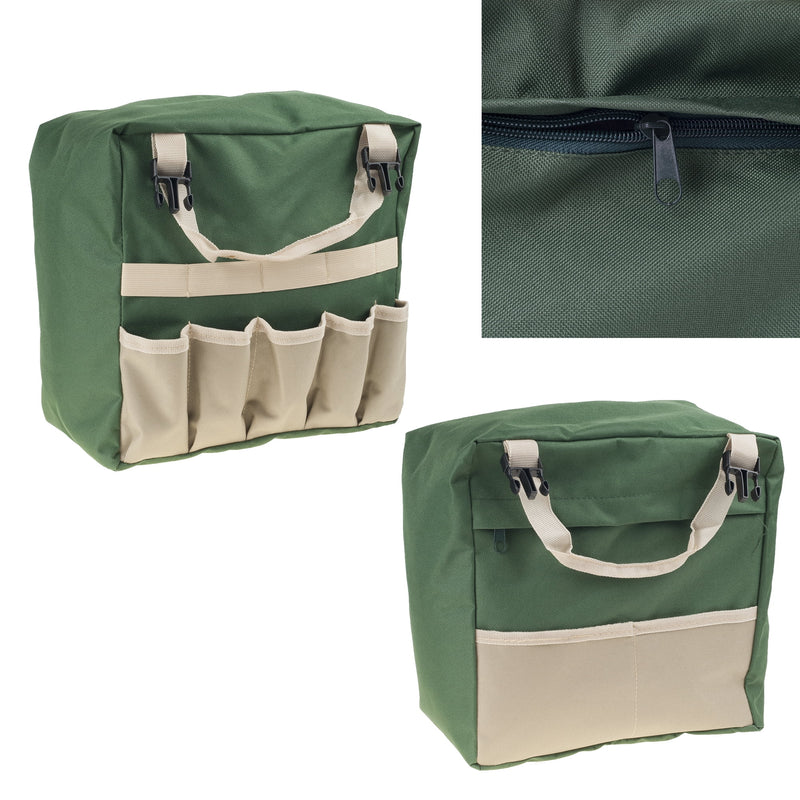 All-In-One Garden Tool Set, Stool, and Carry Bag - Puck's