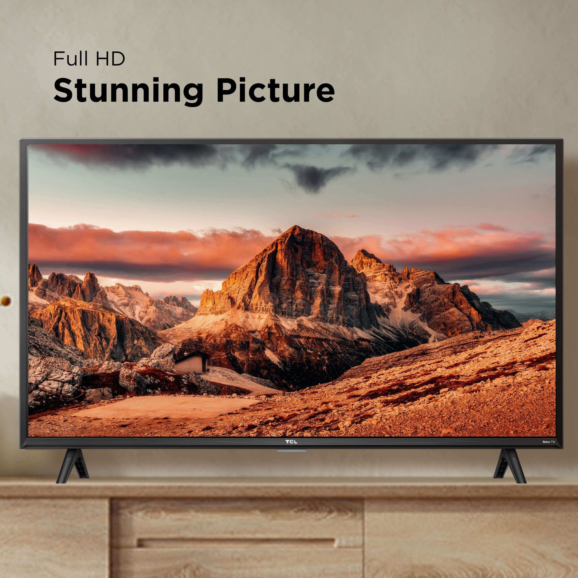 32” Class S3 (32S357) Full HD 1080P LED Smart TV with Roku TV - Puck's