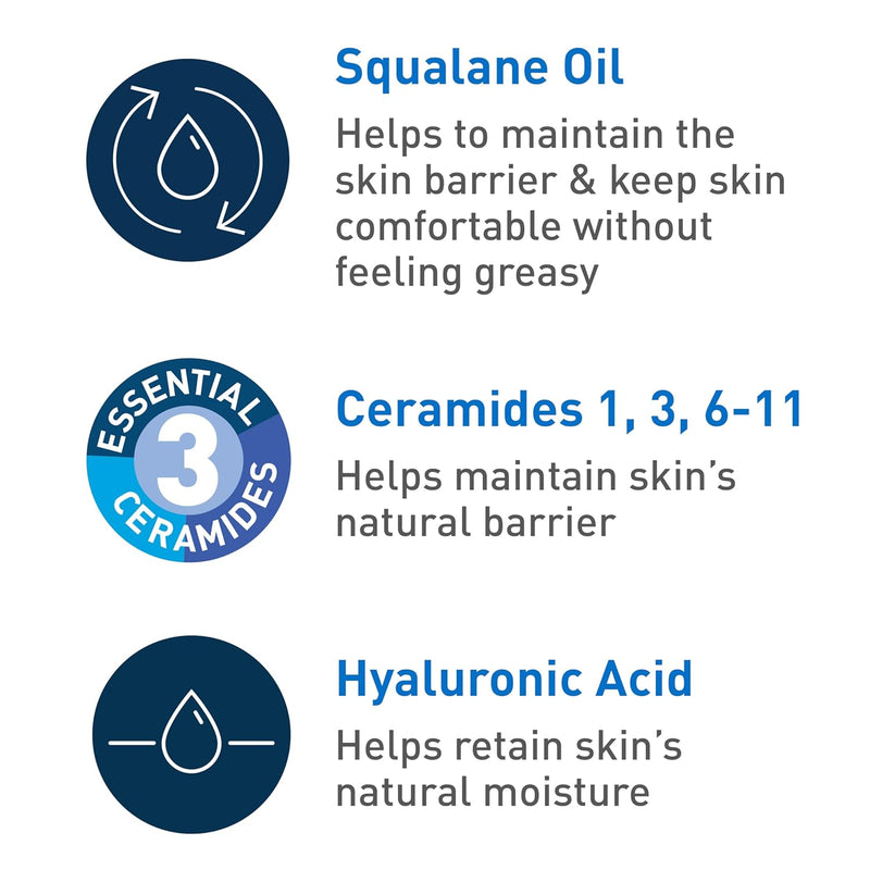 Hydrating Foaming Oil Cleanser, Moisturizing Oil Cleanser for Face & Body, Squalane Oil + Hyaluronic Acid + Ceramides, for Dry to Very Dry Skin, Fragrance Free & Residue Free, 19 FL Oz - Puck's