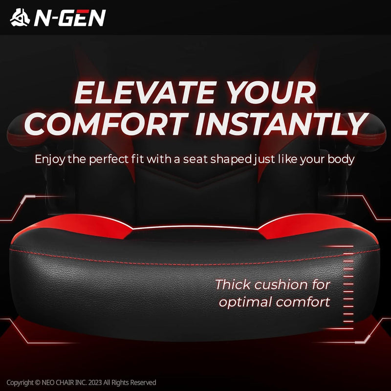 N-GEN Video Gaming Computer Chair Ergonomic Office Chair Desk Chair - Puck's