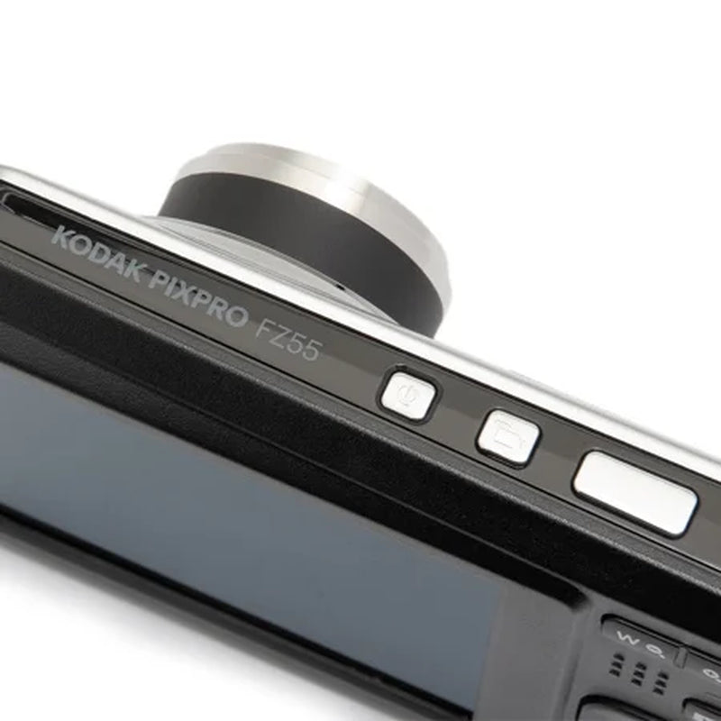 PIXPRO FZ55 Friendly Zoom Digital Camera, Silver - Puck's