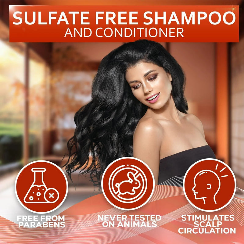 Batana Oil Shampoo and Conditioner Set Thickening Hair Products for Women And - Puck's