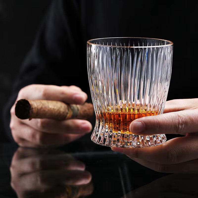 Whiskey Glasses,Scotch Glasses,Old Fashioned Whiskey Glasses/Perfect Gift for Scotch Lovers/Style Glassware for Bourbon/Rum - Puck's