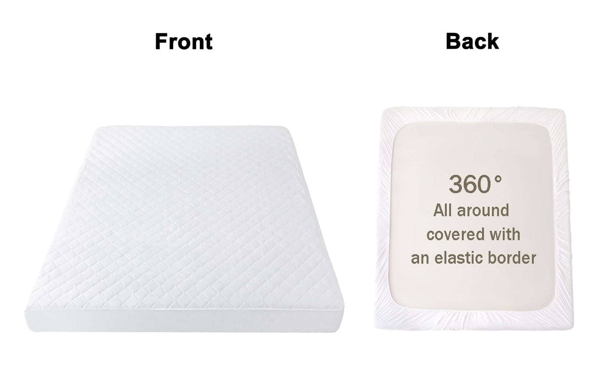 Super Soft Quilted Mattress Pad, Twin/Twin-Xl 39 in X 80 In