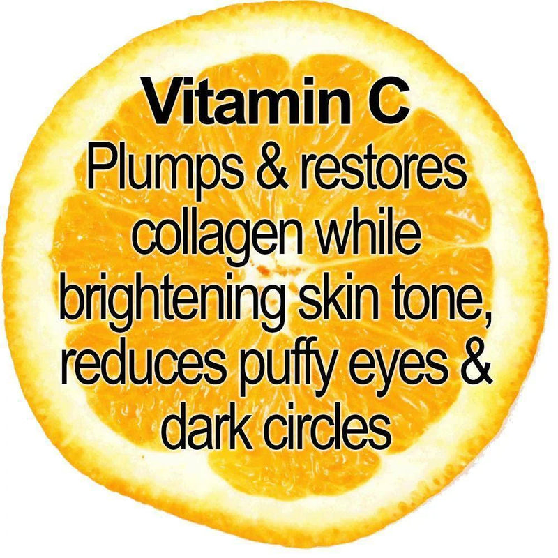 Organic Vitamin C Peptide Eye Serum for Dark Circles 1 Oz Lavender Lemon Scent - Puck's