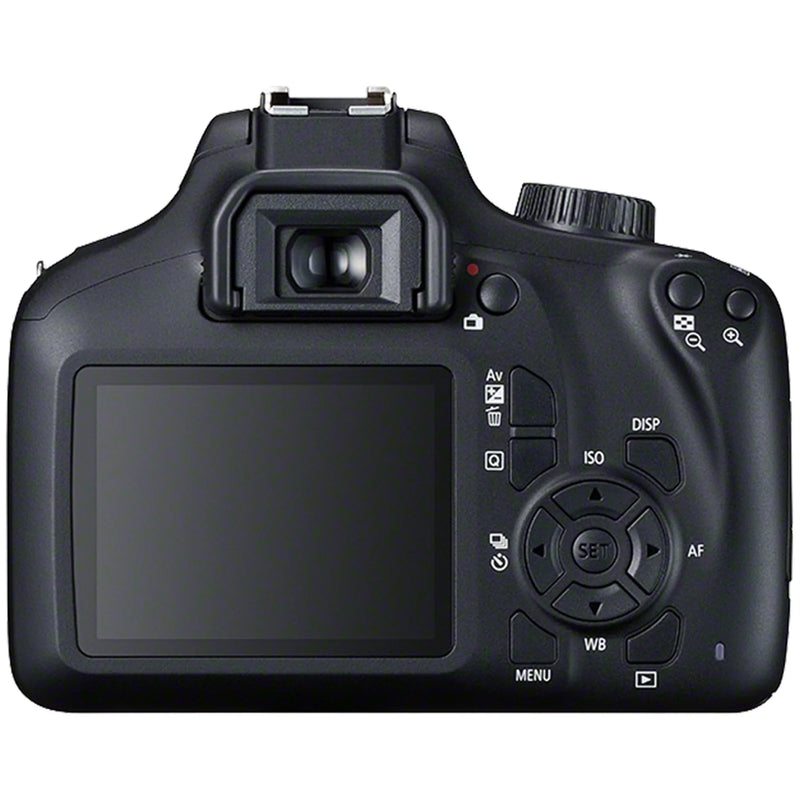 Canon EOS 4000D / Rebel T100 DSLR Camera + EF-S 18-55Mm Lens + Sandisk 64GB Memory Card +  Bundle - Puck's