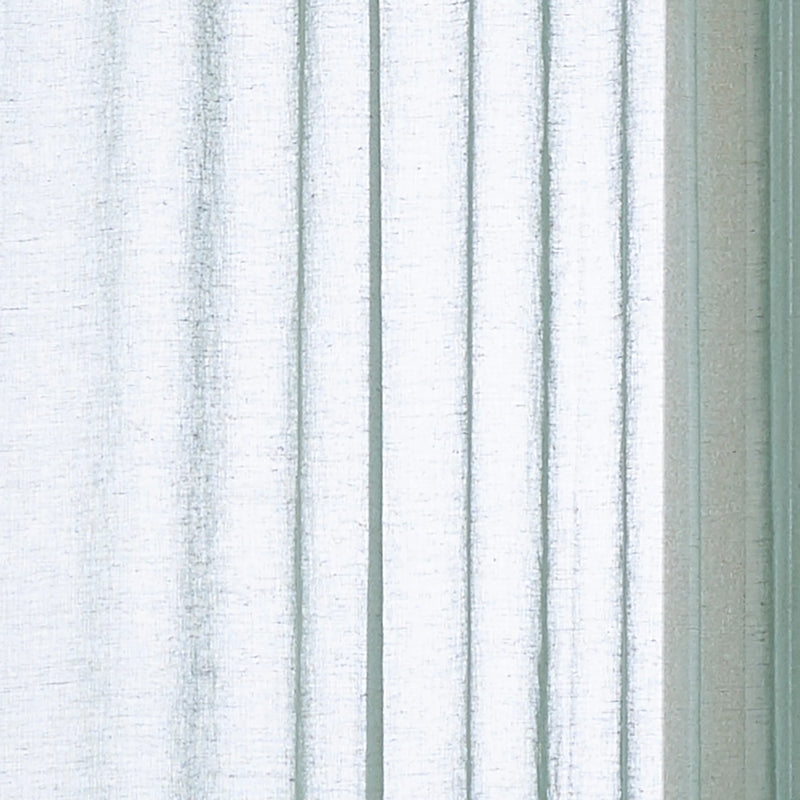 Solid Fringe Rod Pocket Curtain, Single Panel, Green River, 50" W X 84" L - Puck's