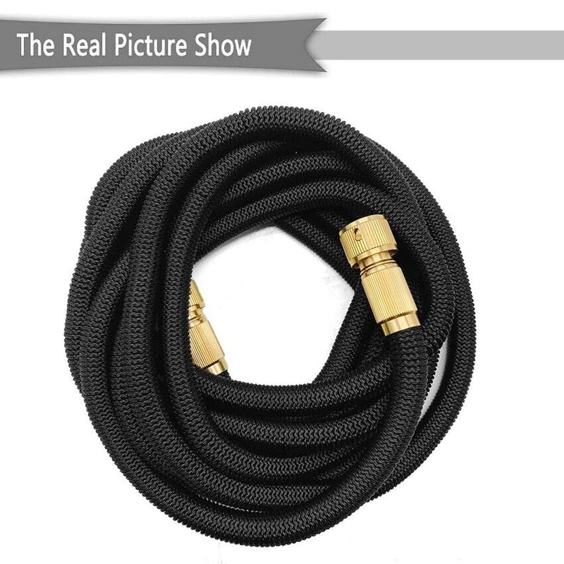 4X Stronger Deluxe Expandable Flexible Garden Hose Water Hose 25, 50, 75, 100FT - Puck's