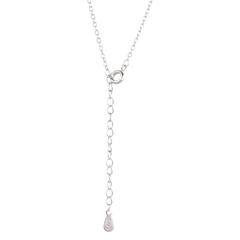 Round Pendant Pave Necklace - Puck's