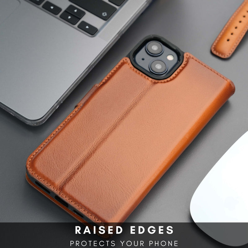Casper iPhone 16 Wallet Case Leather MagSafe - Puck's
