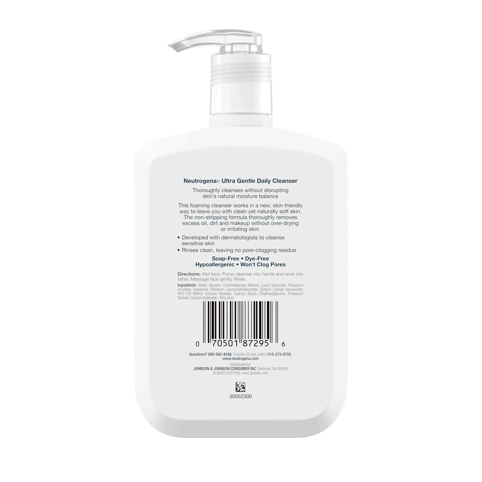 (2 Pack)  Fragrance Free Ultra Gentle Foaming Face Wash, 12 Fl. Oz - Puck's