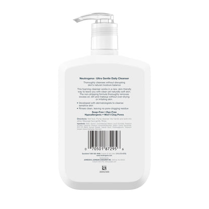 (2 Pack)  Fragrance Free Ultra Gentle Foaming Face Wash, 12 Fl. Oz - Puck's