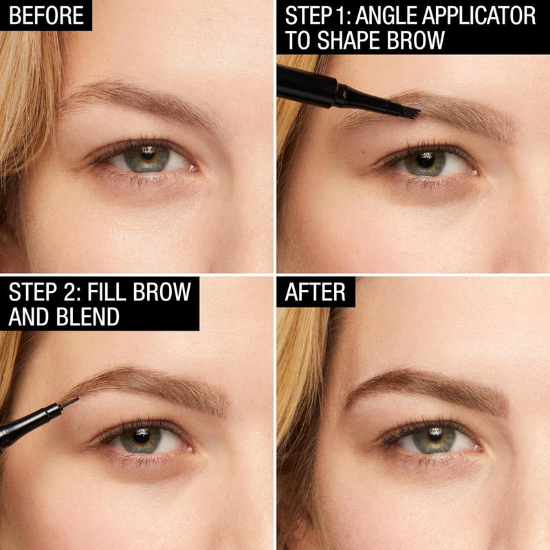New York Tattoostudio Brow Tint Pen Makeup, Soft Brown, 0.037 Fl. Oz. - Puck's