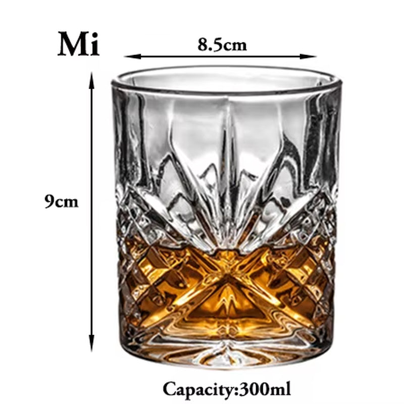 Whiskey Glasses,Scotch Glasses,Old Fashioned Whiskey Glasses/Perfect Gift for Scotch Lovers/Style Glassware for Bourbon/Rum - Puck's