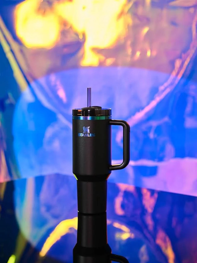 Quencher H2.0 Flowstate Stainless Steel Vacuum Insulated Tumbler with Lid and Straw for Water, Iced Tea or Coffee - Puck's