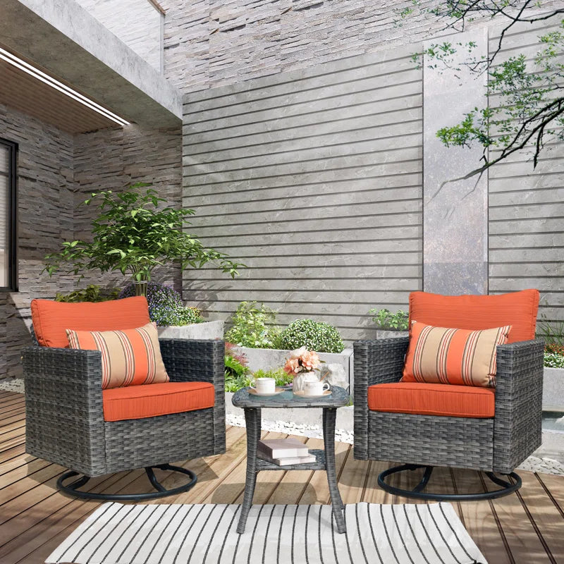 Ben 2 - Persoon Patio Conversatie Sets met Kussens