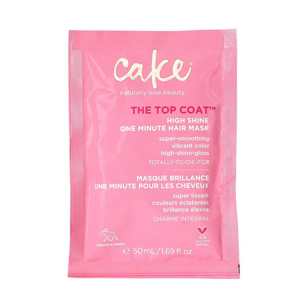 the Top Coat One Minute High Shine Hair Mask, 1.69 Ounce - Puck's