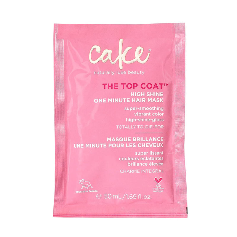 the Top Coat One Minute High Shine Hair Mask, 1.69 Ounce - Puck's