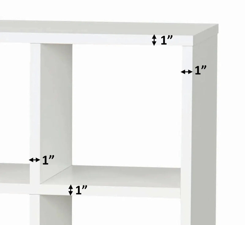 8-Cube Organizer with Metal Base, White - Puck's