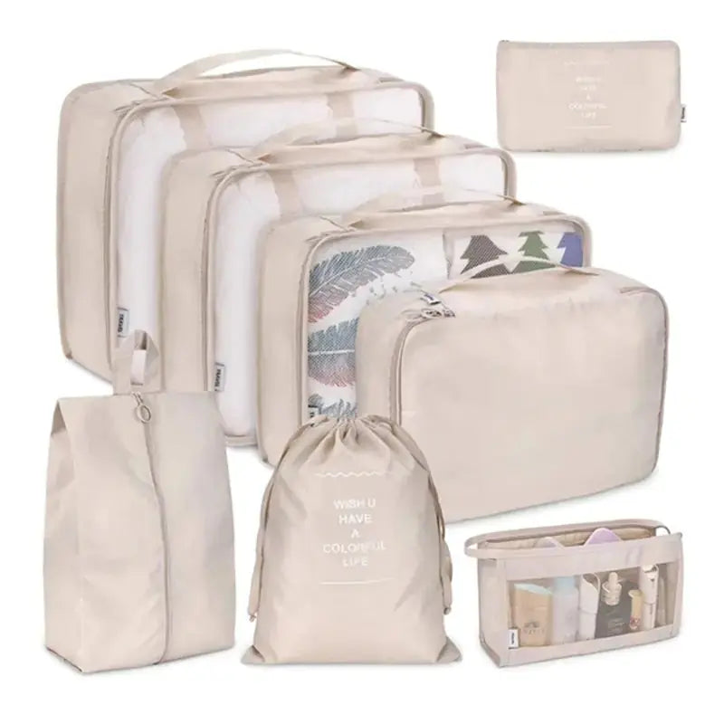 8 Pieces Large Capacity Luggage Storage Bags - Puck's