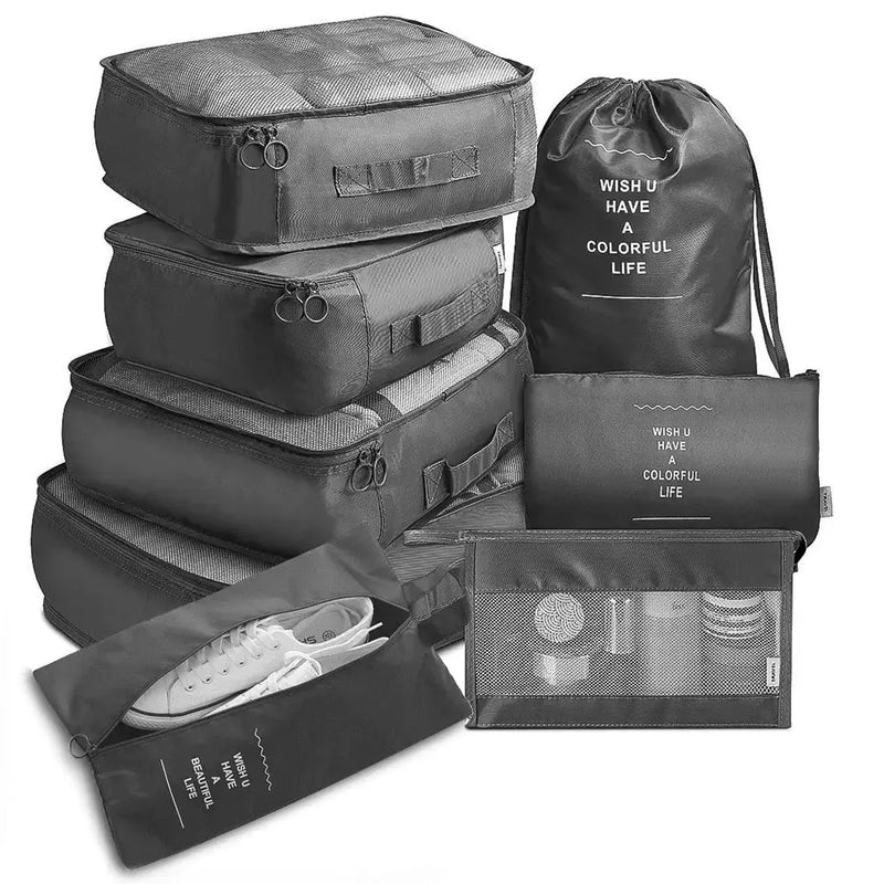 8 Pieces Large Capacity Luggage Storage Bags - Puck's