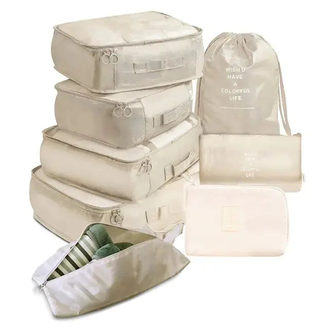 8 Pieces Large Capacity Luggage Storage Bags - Puck's