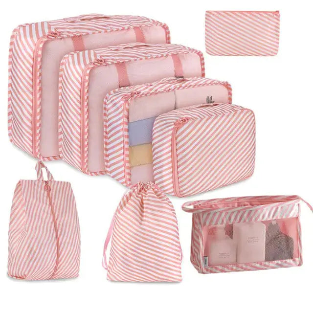 8 Pieces Large Capacity Luggage Storage Bags - Puck's