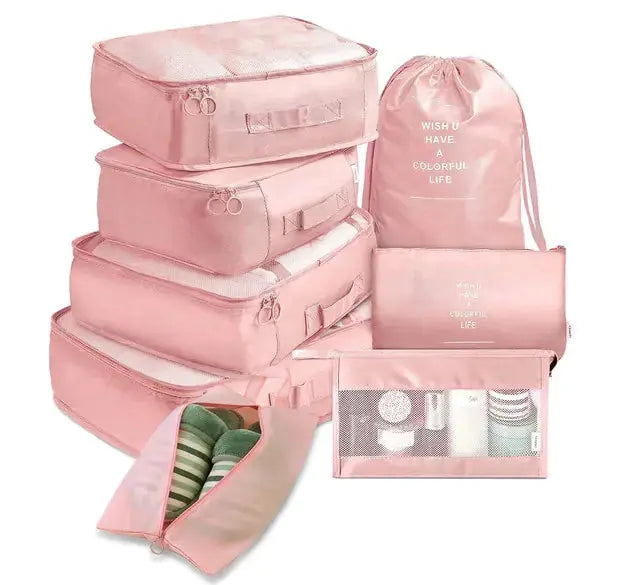 8 Pieces Large Capacity Luggage Storage Bags - Puck's