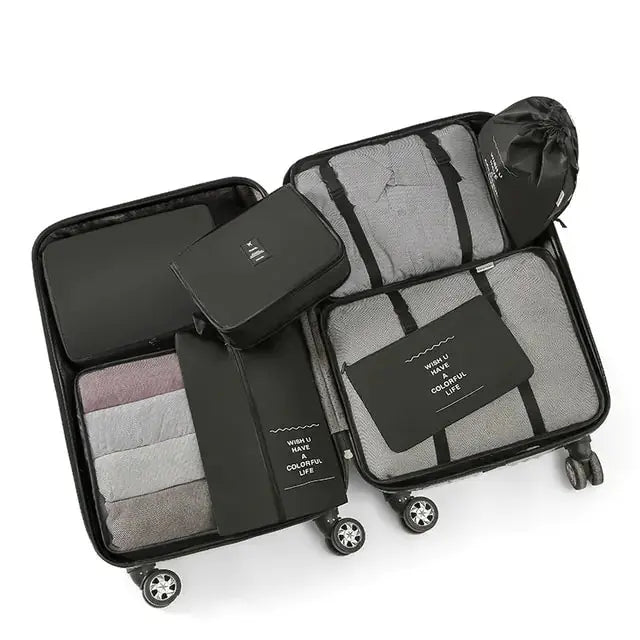8 Pieces Large Capacity Luggage Storage Bags - Puck's