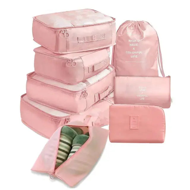 8 Pieces Large Capacity Luggage Storage Bags - Puck's